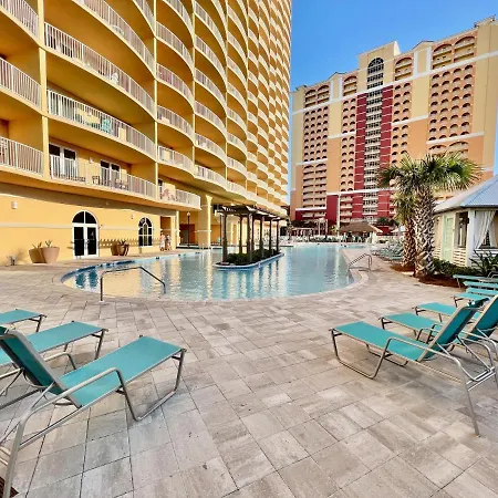 Luxury Calypso Tower 3! Free Beach Chair Service For 4! By Dolce Vita Getaways Pcb Panama City Beach Exterior photo